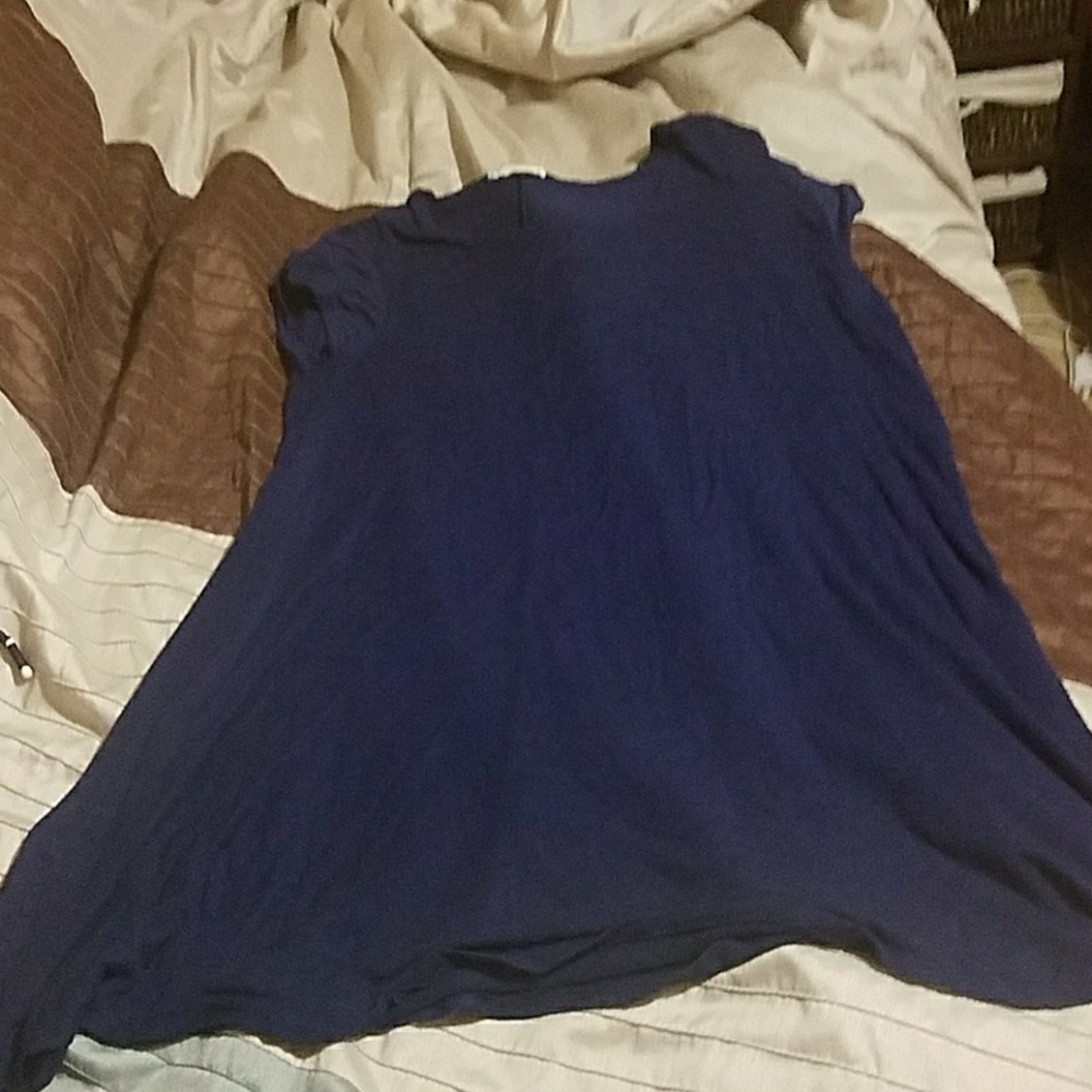 Navy Blue short sleeve dress